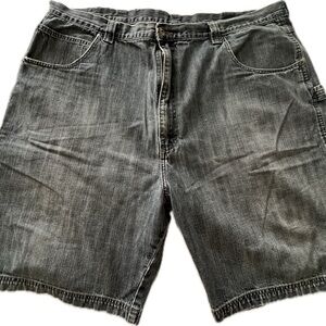 Men's Gray Denim Shorts